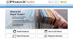 Desktop Screenshot of phenxtoolkit.org